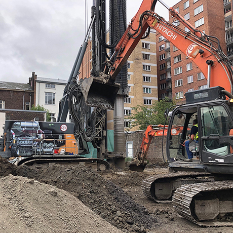 Asklepios Residence - Progression and site follow-up : 06/2020 – Installation of piles